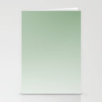 Smooth Sage Minimalist Ombré Gradient Abstract Stationery Card Gallery Image 2