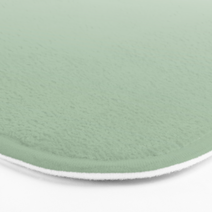 Smooth Sage Minimalist Ombré Gradient Abstract Bath Mat Gallery Image 3