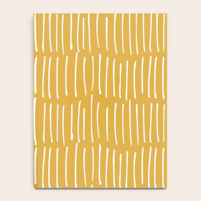 Yellow Abstract Line Art Notebook Gallery Image 4
