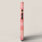 Mod Swirl Retro Abstract Pattern Blush Pink iPhone Case Gallery Image 2