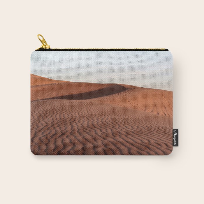 Fine Desert Structures Photo | Sahara Desert Morocco Art Print | Landscape Nature Travel Photography Carry All Pouch Gallery Image 1