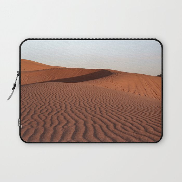 Fine Desert Structures Photo | Sahara Desert Morocco Art Print | Landscape Nature Travel Photography Laptop Sleeve Gallery Image 1