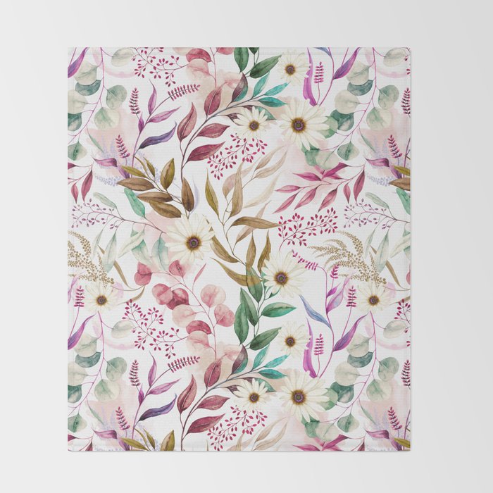 Wild garden FG Throw Blanket Gallery Image 2