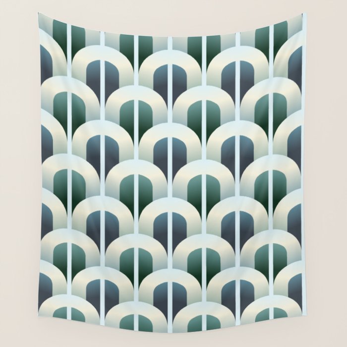 Blue gate Wall Tapestry Gallery Image 4