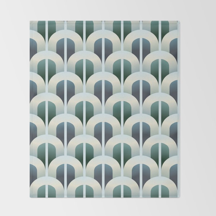 Blue gate Throw Blanket Gallery Image 2