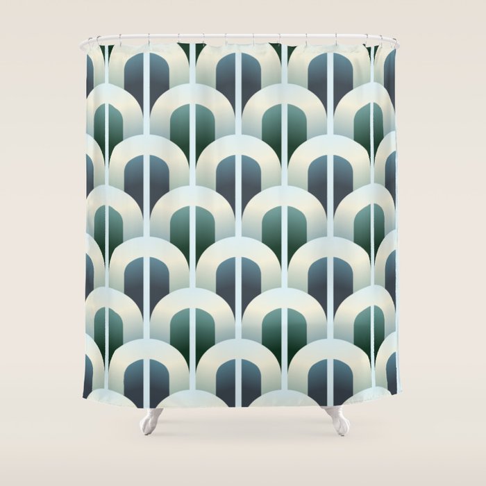 Blue gate Shower Curtain Gallery Image 1