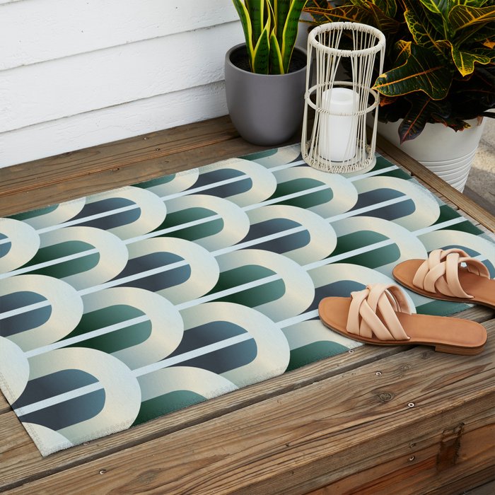 Blue gate Outdoor Rug Gallery Image 2