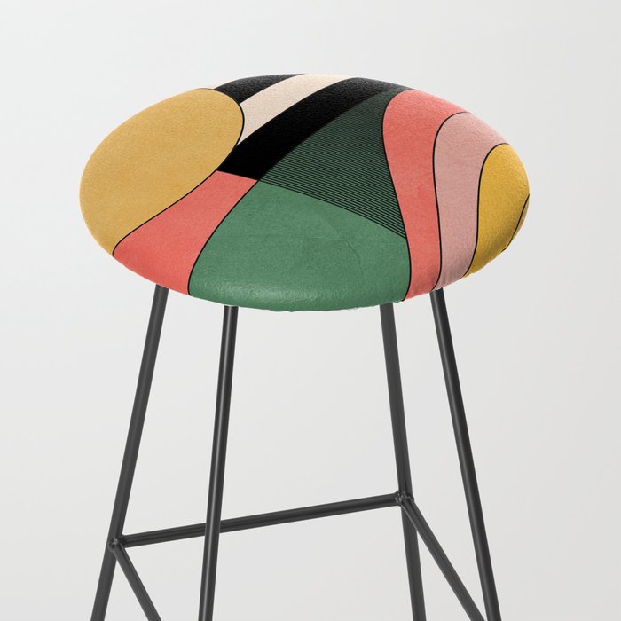 Geometric Abstraction 46 Stool Gallery Image 2