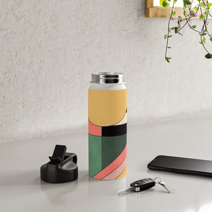 Geometric Abstraction 46 Water Bottle Gallery Image 4