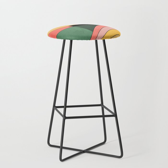 Geometric Abstraction 46 Stool Gallery Image 1