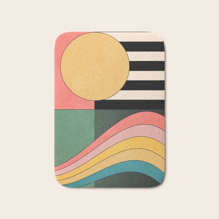 Geometric Abstraction 46 Bath Mat Gallery Image 1