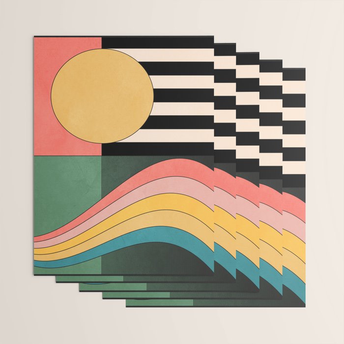 Geometric Abstraction 46 Wrapping Paper Gallery Image 3