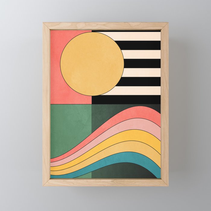 Geometric Abstraction 46 Mini Art Print Gallery Image 1