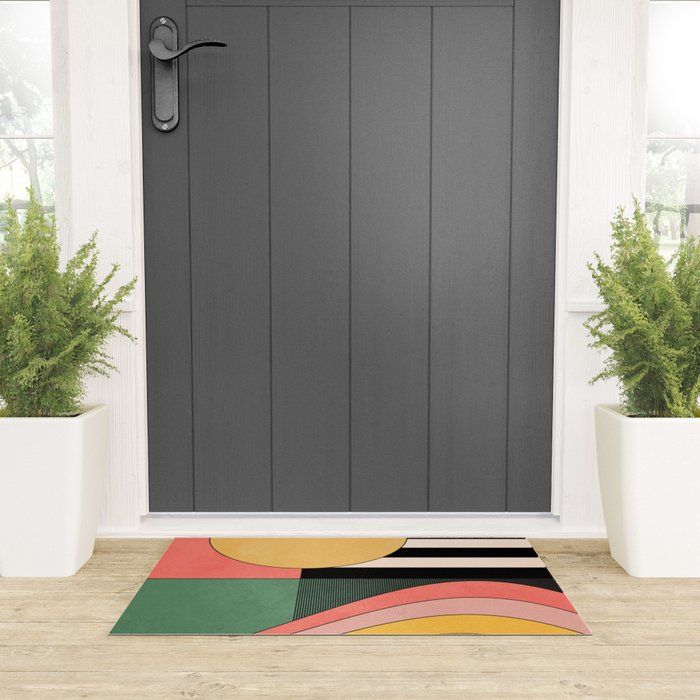 Geometric Abstraction 46 Welcome Mat Gallery Image 3