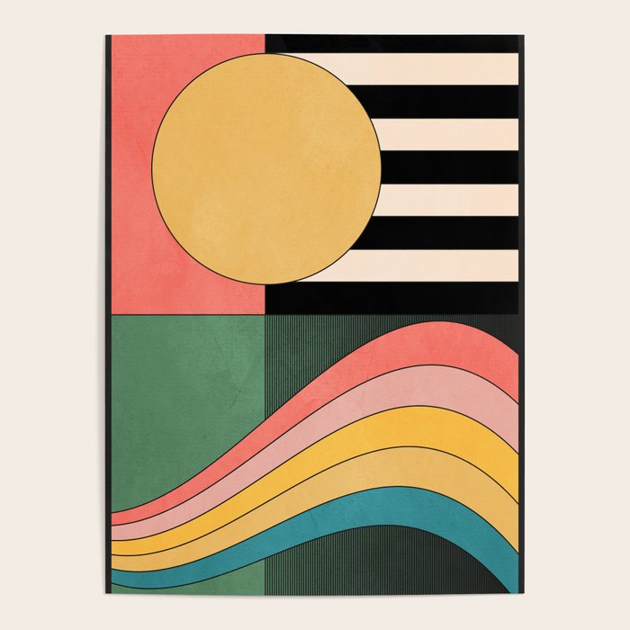 Geometric Abstraction 46 Poster Gallery Image 1