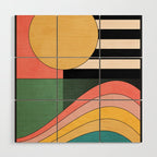 Geometric Abstraction 46 Wood Wall Art Gallery Image 1