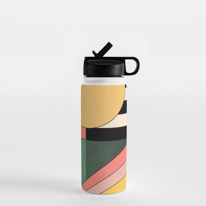 Geometric Abstraction 46 Water Bottle Gallery Image 1