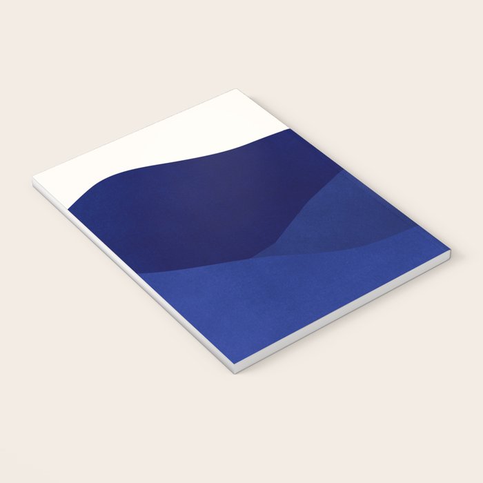 Indigo Mountains Abstract Landscape Notebook Gallery Image 3