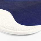 Indigo Mountains Abstract Landscape Bath Mat Gallery Image 3