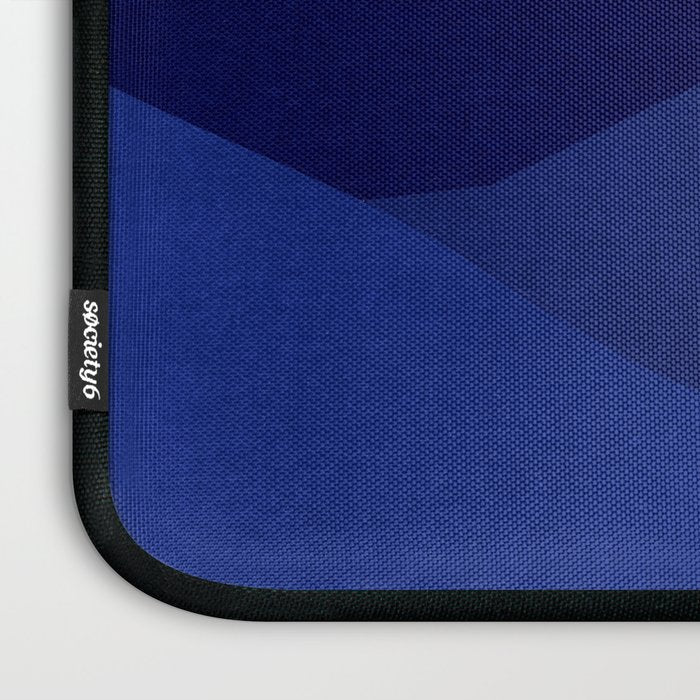 Indigo Mountains Abstract Landscape Laptop Sleeve Gallery Image 3
