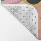 Woman Portrait -Retro Fun Bath Mat Gallery Image 2