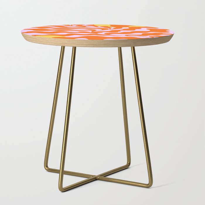 Matisse cut-outs - Pink & Orange Leaf on Sun Side Table Gallery Image 1