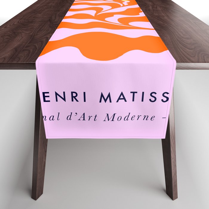 Matisse cut-outs - Pink & Orange Leaf on Sun Table Runner Gallery Image 1