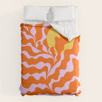 Matisse cut-outs - Pink & Orange Leaf on Sun Comforter Gallery Image 6