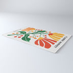 Cinnabar & Supernova: Les Fleurs | Flower Market 03 Rug Gallery Image 3