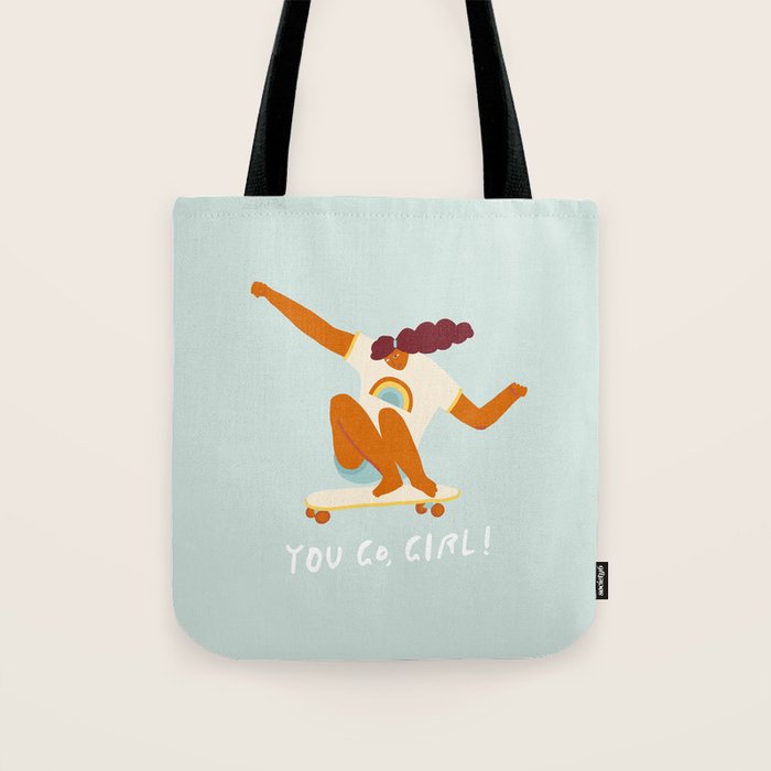 You go, girl! Tote Bag Gallery Image 1