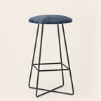 Blue Landscape Stool Gallery Image 1