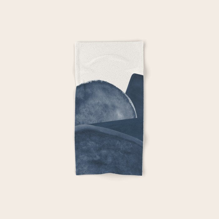 Blue Landscape Bath Towel Gallery Image 1