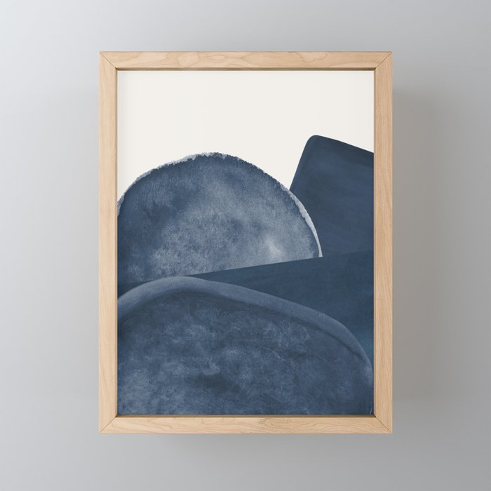 Blue Landscape Mini Art Print Gallery Image 1