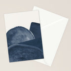 Blue Landscape Stationery Card Gallery Image 2