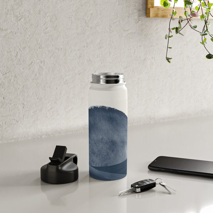 Blue Landscape Water Bottle Gallery Image 4