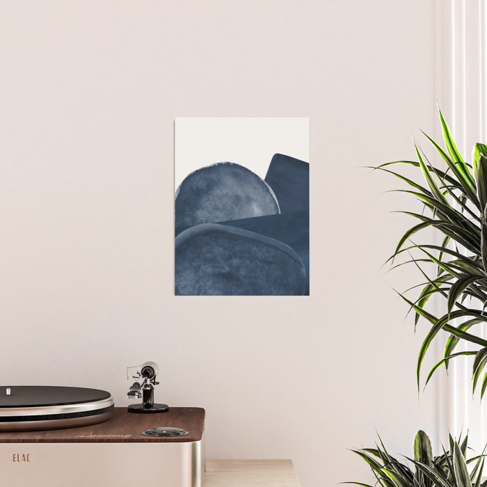 Blue Landscape Poster Gallery Image 2