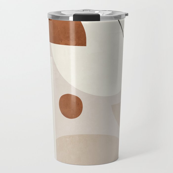 Abstract Minimal Shapes 22 Travel Mug Gallery Image 1