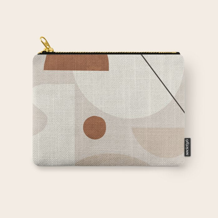Abstract Minimal Shapes 22 Carry All Pouch Gallery Image 1