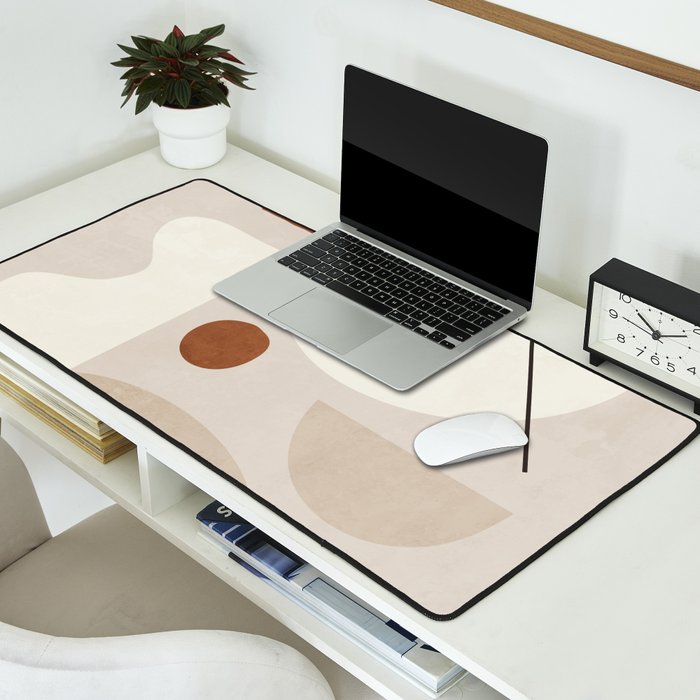Abstract Minimal Shapes 22 Desk Mat Gallery Image 2