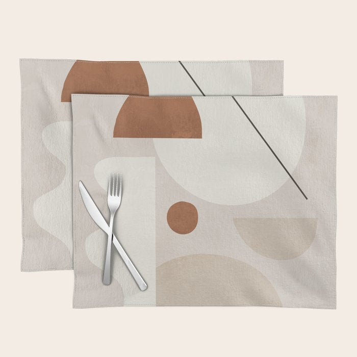 Abstract Minimal Shapes 22 Placemat Gallery Image 1