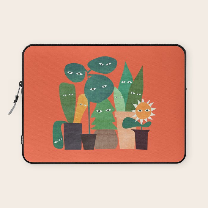 The plants are watching (paranoidos maximucho) Laptop Sleeve Gallery Image 1
