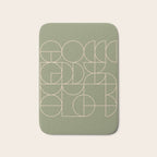 Deco Geometric 08D Bath Mat Gallery Image 1