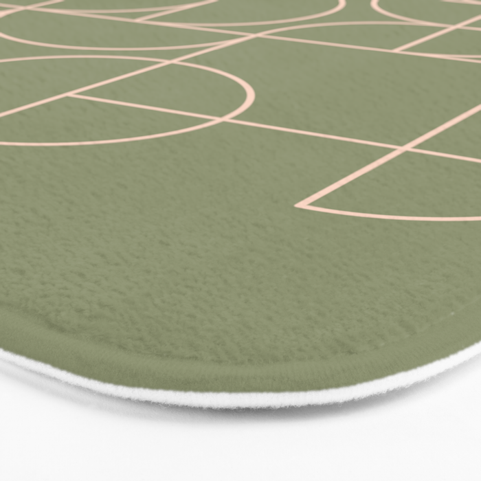 Deco Geometric 08D Bath Mat Gallery Image 3