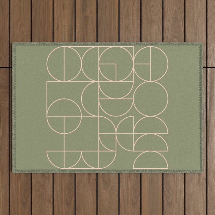 Deco Geometric 08D Outdoor Rug Gallery Image 1