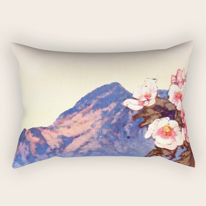 Winds Towards Kanata - Nature Landscape Rectangular Pillow Gallery Image 2