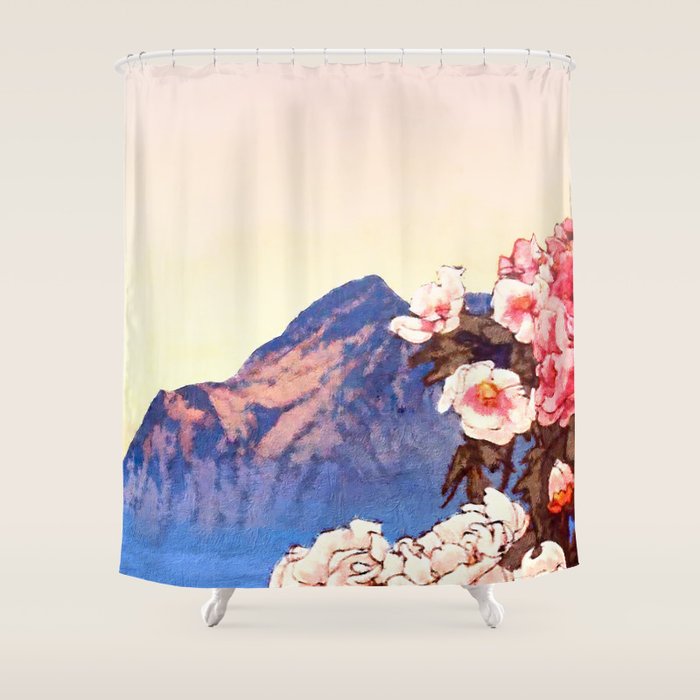 Winds Towards Kanata - Nature Landscape Shower Curtain Gallery Image 1