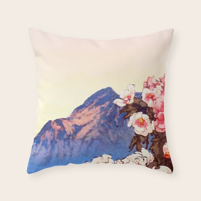 Winds Towards Kanata - Nature Landscape Throw Pillow Gallery Image 6