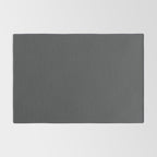 ASPHALT SOLID COLOR Plain Dark Neutral Shade  Rug Gallery Image 2