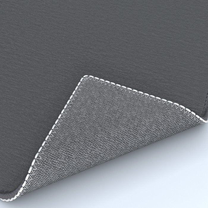ASPHALT SOLID COLOR Plain Dark Neutral Shade  Rug Gallery Image 4