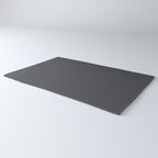 ASPHALT SOLID COLOR Plain Dark Neutral Shade  Rug Gallery Image 3